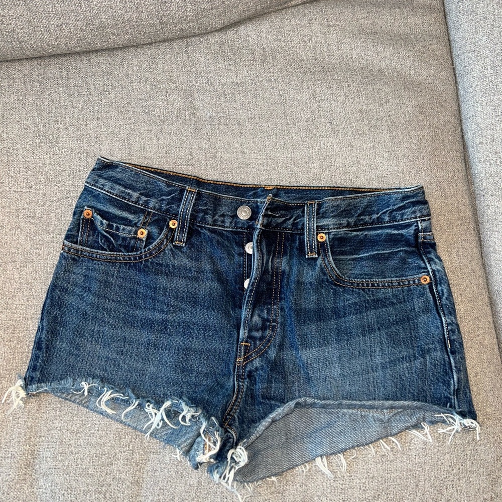 Levi’s Dark Blue Jean Shorts